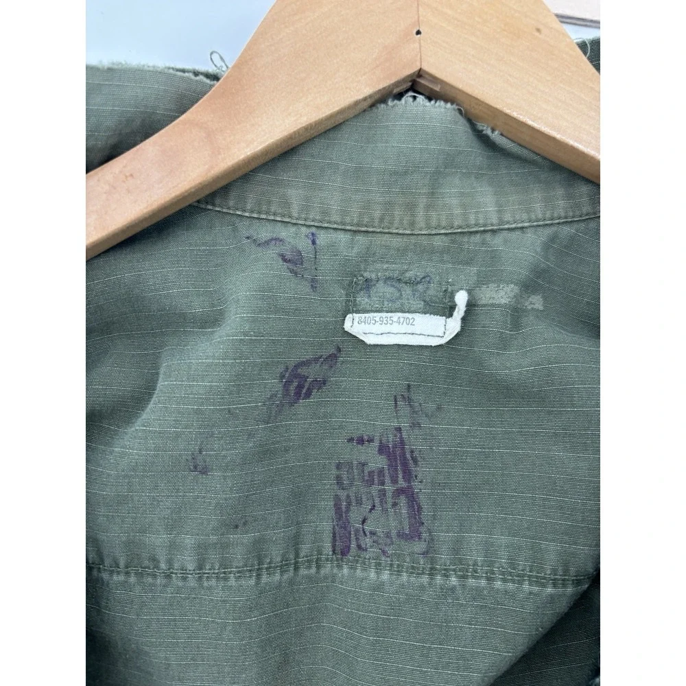 Vietnam Jacket‎ 107 Coat Man's Combat Ripstop Slant Tropical Wind Small RUGGED